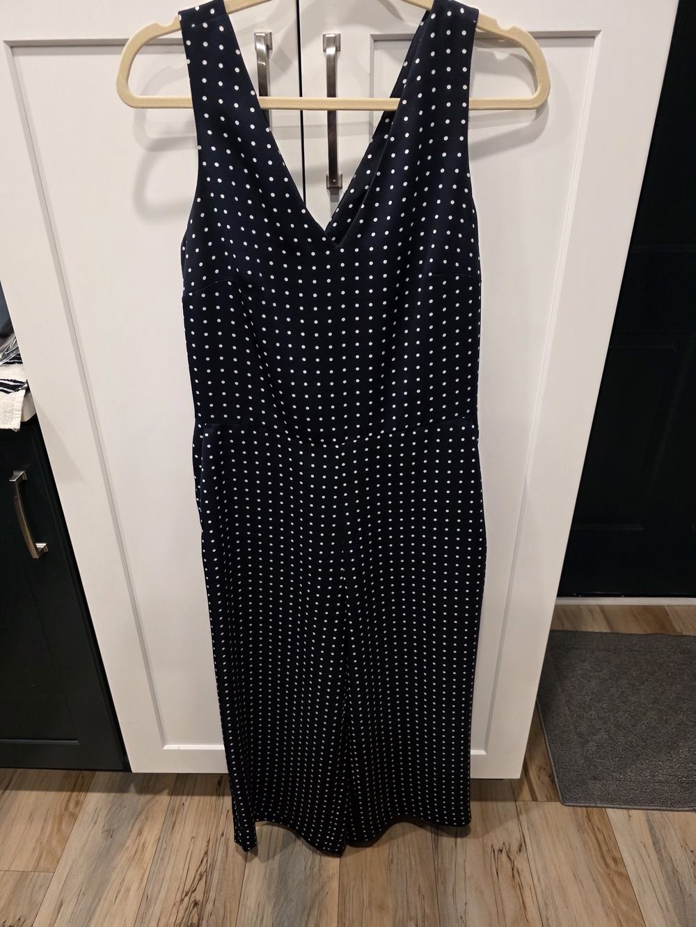 Banana Republic Black and White Polka Dot Dress